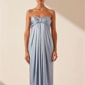 NWT* Shona Joy SZ US 4 | La Lune Strapless Knot Maxi Dress
